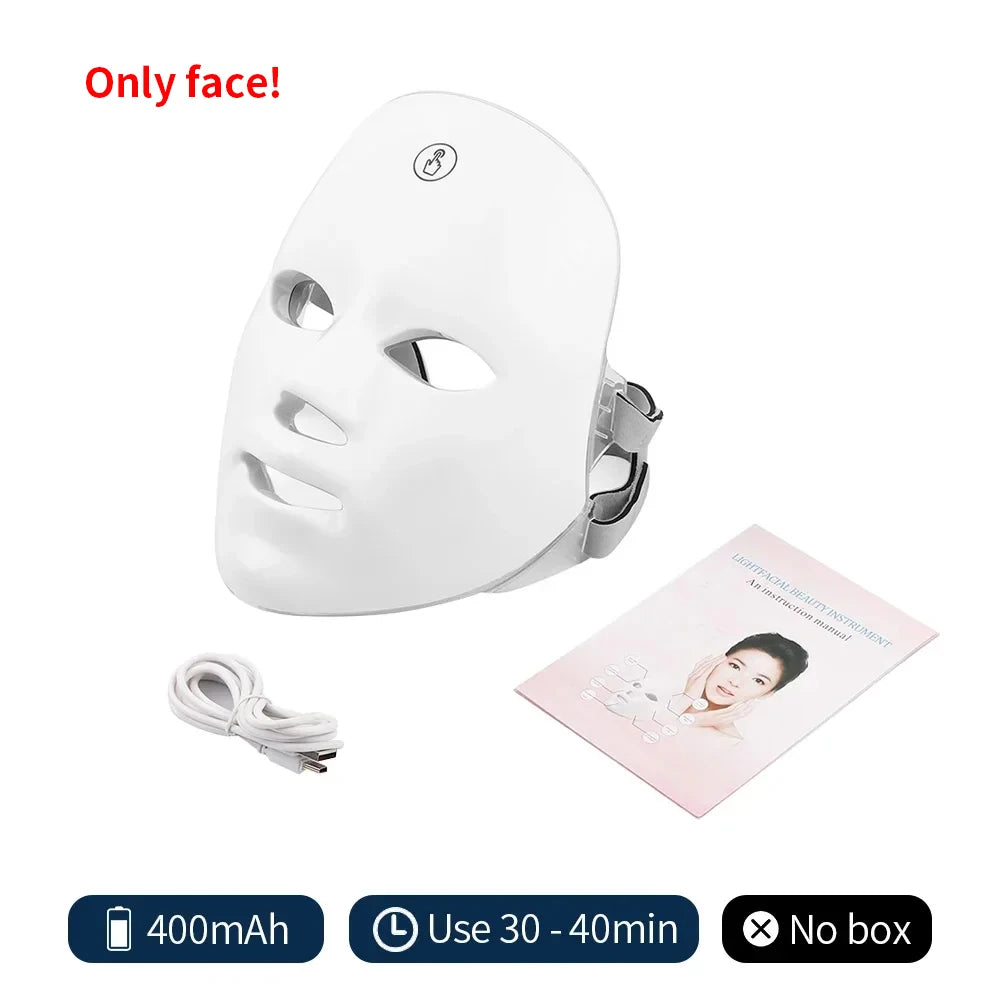 LED-Lichttherapie Maske