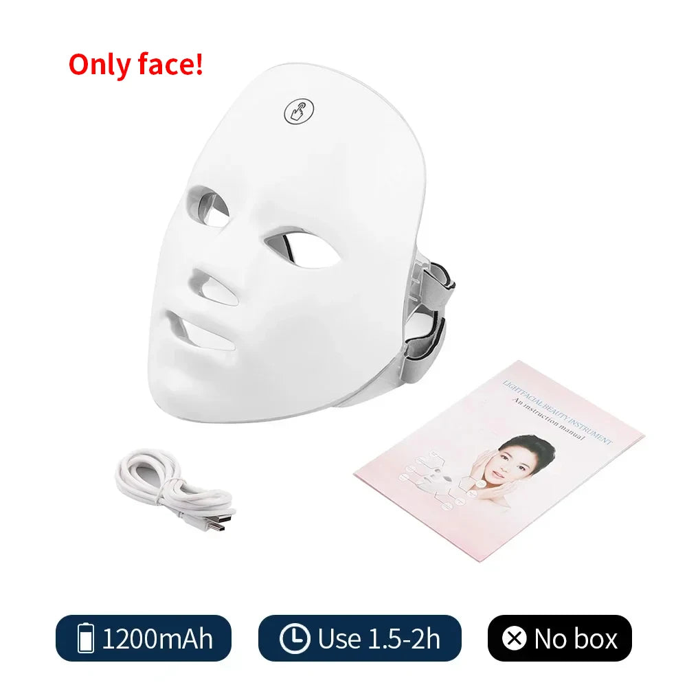 LED-Lichttherapie Maske