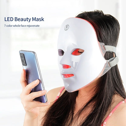 LED-Lichttherapie Maske